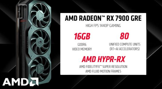 AMD Radeon RX 7900 GRE 16 GB GPU 全球上市 售价 549 美元